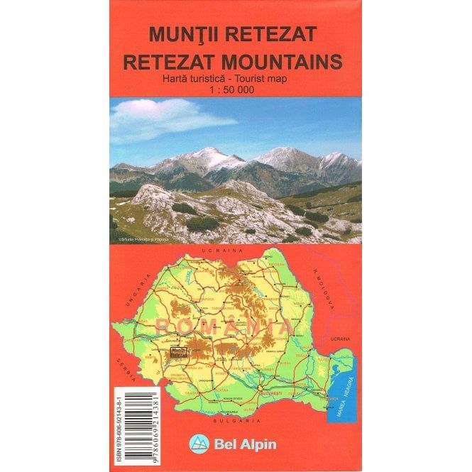 Wandelkaart Retezat gebergte | Bel Alpin Tour | 1:50.000 | ISBN 9786068097046
