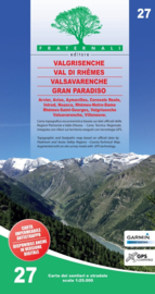 Wandelkaart Valgrisenche - Val di Rhêmes - Valsavaranche - Gran Paradiso | Fraternali editore 27 | 1:25.000 | ISBN 9788897465430