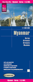 Wegenkaart-Landenkaart Myanmar / Birma / Burma | Reise Know How 1:1,5 miljoen | ISBN 9783831773183