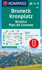 Wandelkaart Bruneck Kronplatz | Kompass 045 | 1:25.000 | ISBN 9783991541905