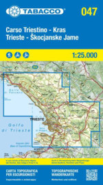 Wandelkaart Carso Triestino / Triest- Isontino | Tabacco 47 | 1:25.000 | ISBN 9788883151613