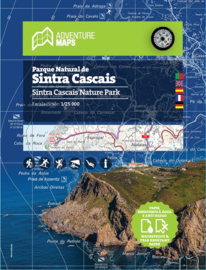 Wandelkaart Sintra Cascais Naturpark | Adventure Maps Portugal | 1:25.000 | ISBN 9789892064031