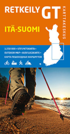 Fiets- Wegenkaart Itä-Suomi GT 2 - Zuid Finland | Karttakeskus | 1:250.000 | ISBN 9789522662064