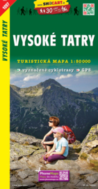 Wandelkaart Slowakije  - Vysoke Tatry | 1:50 000 | Shocart 1097 | ISBN 9788072244751