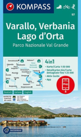 Wandelkaart Varallo - Verbenia - Lago d`Orta | Kompass 97 | 1:50.000 | ISBN 9783990445525