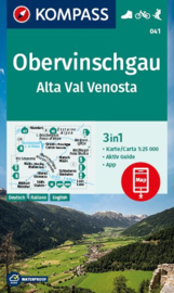 Wandelkaart Obervinschgau | Kompass 041 | 1:25.000 | ISBN 9783991211167