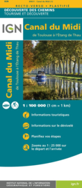 Fietskaart Canal du Midi - Toulouse naar Marseillan | IGN | 1:100.000 | ISBN 9782758552871