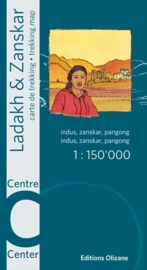 Trekkingmap India - Ladakh Zanskar - Centre | Editions Olizane | 1:150.000 | ISBN 9782880864132