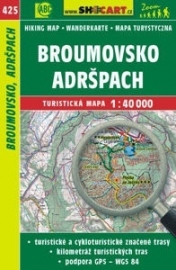 Wandelkaart Tsjechië -  Broumovsko, Adršpach | Shocart 425 | ISBN 9788072247035