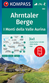 Wandelkaart Ahrntaler Berge / Monti della Valle Aurina | Kompass 082 | 1:25.000 | ISBN 9783991211532