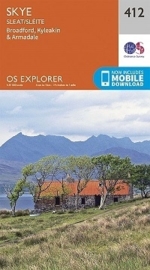 Wandelkaart Skye - Sleat | Ordnance Survey Explorer Maps 412 | 1:25.000 | ISBN 9780319246474