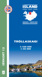 Wandelkaart Tröllaskagi - IJsland nr. 13 | Mal og Menning | ISBN 9789979341482