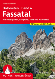 Wandelgids Dolomiten 4, Fassatal mit Marmolada und Rosengarten | Rother Verlag | ISBN 9783763340613
