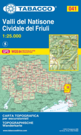 Wandelkaart Valli del Natisone - Cividale del Friuli | Tabacco 041 | 1:25.000 | ISBN 9788883151248