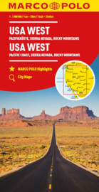 Wegenkaart USA West |  Marco Polo / Mair  | ISBN 9783575018700