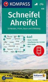 Wandelkaart Schneifel , Ahreifel  | Kompass 836 | 1:50.000 | ISBN 9783990443385