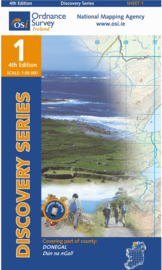 Wandelkaart Ordnance Survey / Discovery series | Donegal NW 1 | ISBN 9781912140206