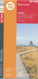 Topografische kaart NGI 50/50A Malmedy | 1:50.000 - ISBN 9789462350434