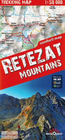Wandelkaart Retezat gebergte | TerraQuest | 1:50.000 | ISBN 9788361155867