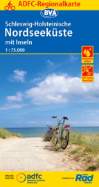 Fietskaart Schleswig-Holsteinische Nordseeküste mit Inseln | BVA - ADFC | ISBN 9783969900192