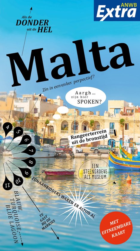 Reisgids Malta | ANWB Extra | ISBN 9789018054700