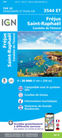 Wandelkaart Frejus, Saint-Raphael, St.-Aygulf, le Trayas, Theoule-sur Mer | Provence | IGN 3544ET - IGN 3544 ET | ISBN 9782758551980