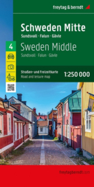 Wegenkaart Zweden Midden nr. 4 | Freytag & Berndt Zweden Midden | ISBN 9783707922851