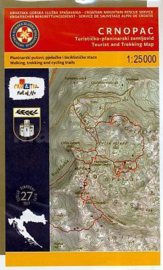 Wandelkaart Crnopac  | Croatian Mountain Rescue Service nr. 27 | 1:25.000 | ISBN 9789537527570