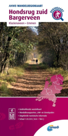 Wandelkaart Hondsrug zuid - Bargerveen | ANWB | 1:33.333 | ISBN 9789018046415