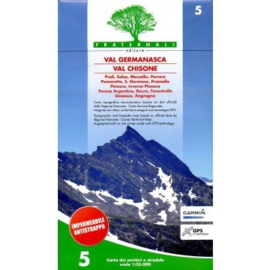 Wandelkaart Val Germanasca–Val Chisone | Fraternali editore 05 | 1:25.000 | ISBN 9788890278488