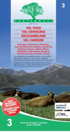 Wandelkaart Val Susa–Val Cenischia–Rocciamelone–Val Chisone | Fraternali editore 03 | 1:25.000 | ISBN 9788897465201