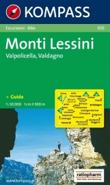 Wandelkaart Monte Lessini | Kompass 100 | 1:50.000 | 9783854914167