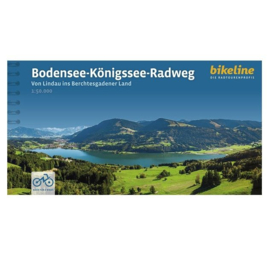 Fietsgids Bodensee - Königssee Radweg - 430 km | Bikeline | Van Baden Württemberg naar Beieren | ISBN 9783711103284