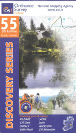 Wandelkaart Ordnance Survey / Discovery series | Kildare / laois / Offaly / Wicklow 55 | ISBN 9781908852946