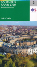 Wegenkaart Zuid Schotland & Northumberland | Ordnance Survey road map 3 | 1:250.000 | ISBN 9780319263754