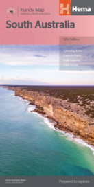 Wegenkaart Zuid Australie - South Australia state | HEMA Handy maps | ISBN 9781865008707