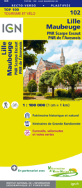 Wegenkaart - Fietskaart Lille - Maubeuge - Cambrai | IGN 102 | ISBN 9782758543558