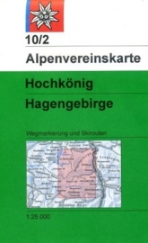Wandelkaart Hochkönig-Hagengebirge 10/2 | OAV | 1:25.000 | ISBN 9783928777100