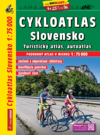 Fietsatlas - wegenatlas Slowakije : Slovensko Cykloatlas | Shocart | 1:75.000 | ISBN 9788072247813