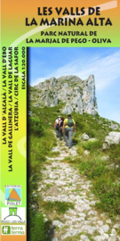 Wandelkaart Les Valls de la Marina Alta - PN de la Marjal de Pego - Oliva | Editorial Piolet | 1:20.000 | ISBN 9788494353826