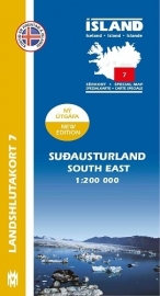 Wegenkaart - Fietskaart Sudausturland / Zuidoost IJsland 07 | 1:200 000 | Mal og menning | ISBN 9789979333821