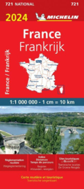 Wegenkaart Frankrijk 2024 | Michelin 11721 | ISBN 9782067257986