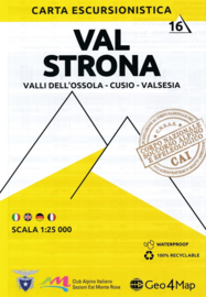 Wandelkaart Val Strona | Geo4Map kaart 16 | 1:25.000 | ISBN 9788899606176