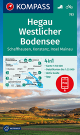 Wandelkaart Hegau, Westlicher Bodensee | Kompass 783 | 1:50.000 | ISBN 9783991210306