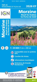 Wandelkaart Morzine, Massif du Chablais, Avoriaz, Evian-les-Bains, Les Gets, Chatel, Portes du Soleil | Mont Blanc gebied |  IGN 3528ET - IGN 3528 ET | ISBN 9782758553748