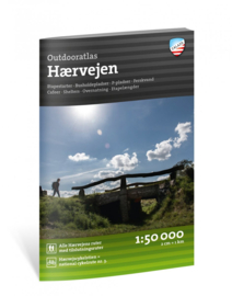 Wandelkaart Kartenatlas Heerweg | Calazo Outdoormaps Serie - Calazo Förlag Dänemark | 1:50.000 | ISBN 9789189541443