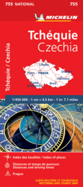 Wegenkaart Tsjechië | Michelin 11755 | 1: 450.000 | ISBN 9782067172937