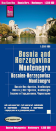 Wegenkaart Bosnië-Herzegovina - Montenegro | Reise Know How | 1:350.000 | ISBN 9783831773343