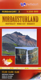 Wegenkaart Nordausturland - noordoostelijk IJsland | Ferdakort nr. 3  | 1:250.000 | ISBN 9789979673200