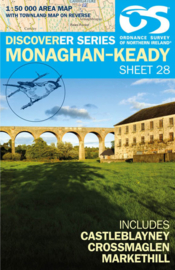 Wandelkaart Monaghan - Keady | Discovery Northern Ireland 28 - Ordnance survey | 1:50.000 | ISBN 9781905306954
